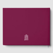 Kisses Gästebuch (Rückseite)