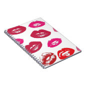 Kisses Hot Lips Notizblock (Rechte Seite)