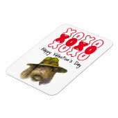 Kisses & Hugs Valentine vom Kühlschrank Magnet (Linke Seite)