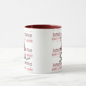 Kisses & Hugs Westie Dog Tasse (Zentrum)