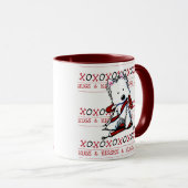 Kisses & Hugs Westie Dog Tasse (VorderseiteRechts)