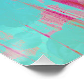 Kisses in pink poster (Ecke)