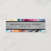 Kisses / Makeup Artist / Makeup Powder Mini Visitenkarte (Rückseite)