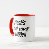 Kisses...mit etwas Hummer... Valentiner Urlaub C. Tasse (Vorderseite Links)