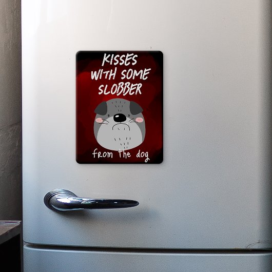 Kisses...mit etwas Hummer... Valentinisches Kühlsc Magnet