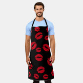 Kisses on Black Schürze (Getragen)