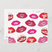 Kisses Postkarte (Vorne/Hinten)