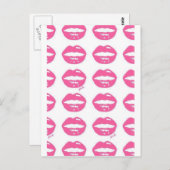 Kisses Postkarte (Vorne/Hinten)