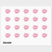 Kisses Stickers Romantische Liebe & Kisses Sticker (Blatt)