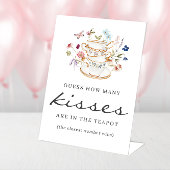 Kisses Tea Party Sign Sockelschild