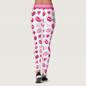 Kisses und Herz Leggings (Rückseite)
