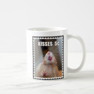 Kisses von Marty Postage Briefmarke COFFEE TASSE