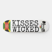 KISSES WICKED Skateboard (Horizontal)