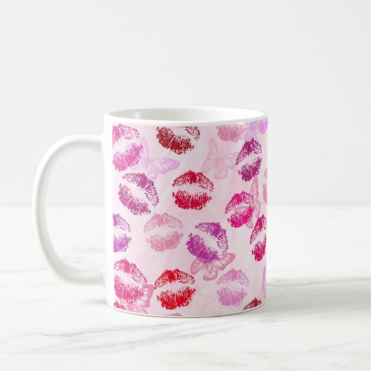 Kisses with Wings Kaffeetasse (Links)