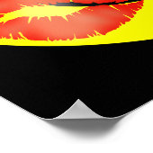"KISSEY FACE DRINT POSTER (Ecke)