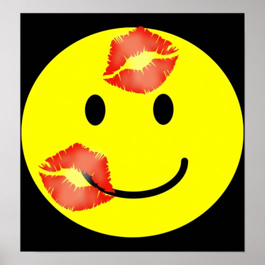 "KISSEY FACE DRINT POSTER (Vorne)