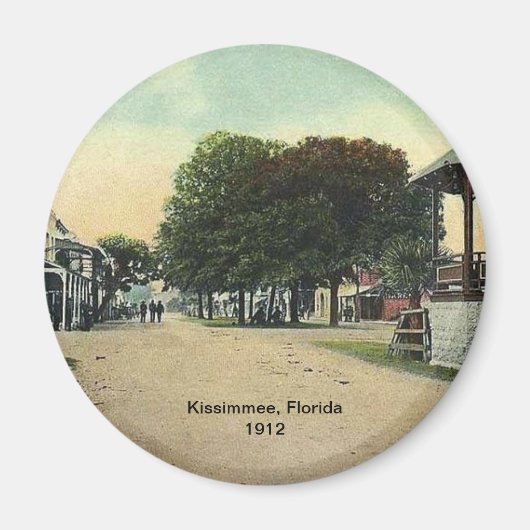 Kissimmee, Florida 1912 Kühlschrank Magnet (Vorne)