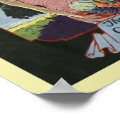 Kissimmee Florida Vintage Tourismuswerbung Poster (Ecke)