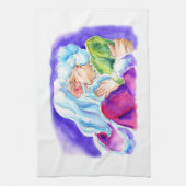 Kissin' Clauses Geschirrtuch (Vertikal)