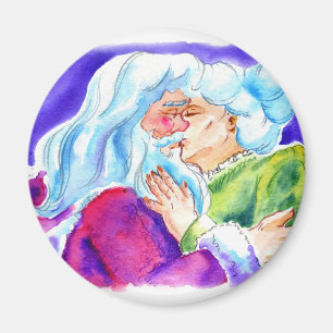 Kissin' Clauses Magnet