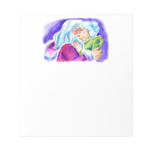 Kissin' Clauses Notizblock (Vorderseite)