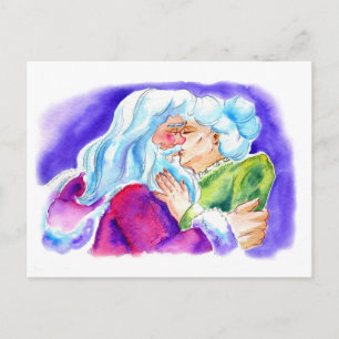 Kissin' Clauses Postkarte