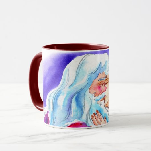 Kissin' Clauses Tasse (Vorderseite Links)