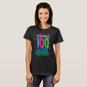 Kissing 100 Days Goodbye 100th Day Of School Teach T-Shirt (Vorne ganz)