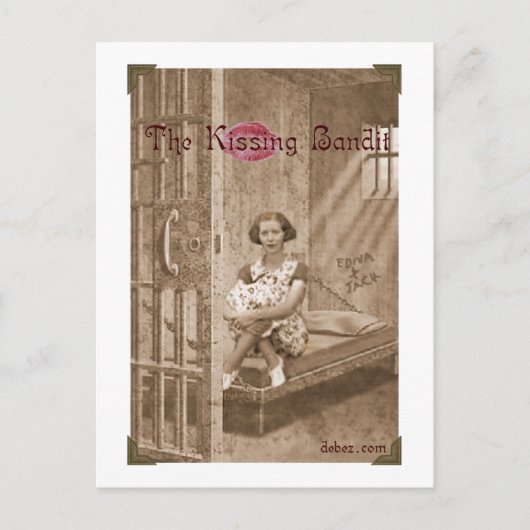 Kissing Bandit Postkarte (Vorderseite)