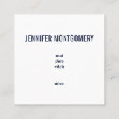 KIssing Bears auf Polka Dots Niedlich und Kawaii Quadratische Visitenkarte (Rückseite)