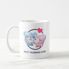 Kissing Bears Niedlich und Kawaii Bester Husband j Kaffeetasse
