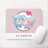 Kissing Bears Niedlich und Kawaii Mousepad (Mit Mouse)