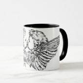 KISSING CHERUBS KAFFEE TASSE (VorderseiteRechts)