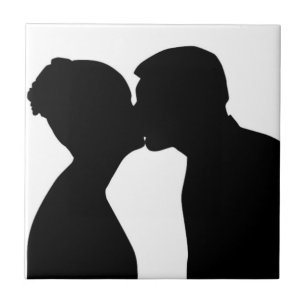 KISSING COUPLE FLIESE