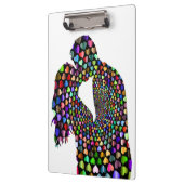 KISSING COUPLE KLEMMBRETT (Links)