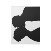 KISSING COUPLE NOTIZBLOCK (Rotiert)