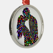 KISSING COUPLE ORNAMENT AUS METALL (Rechts)