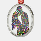 KISSING COUPLE ORNAMENT AUS METALL (Links)