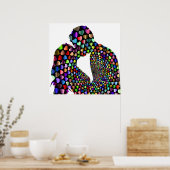 KISSING COUPLE POSTER (Küche)