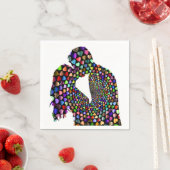 KISSING COUPLE SERVIETTE (Beispiel)