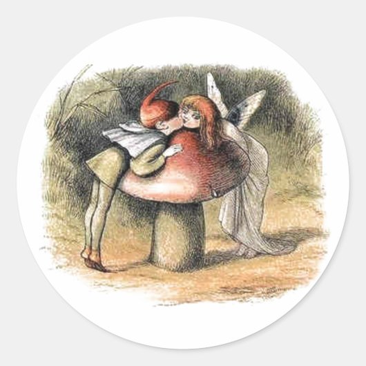 Kissing Fairy Sticker (Vorderseite)