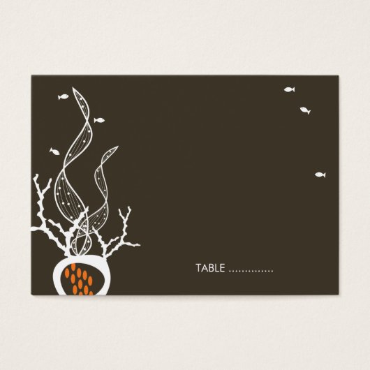 Kissing Fish Corals Beach Whimsical Niedlich Weddi (Vorderseite)