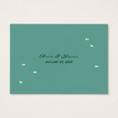 Kissing Fish Corals Beach Whimsical Niedlich Weddi (Rückseite)