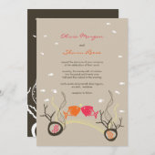 Kissing Fish Corals Beach Whimsical Niedlich Weddi Einladung (Vorne/Hinten)