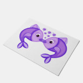 KISSING FISH FUßMATTE (Schrägansicht)