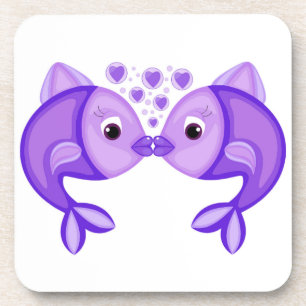 KISSING FISH GETRÄNKEUNTERSETZER