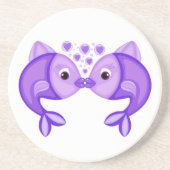 KISSING FISH GETRÄNKEUNTERSETZER (Vorne)