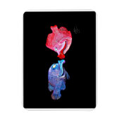 "Kissing Fish" Kunst von Mike Quinn Magnet (Vertikal)