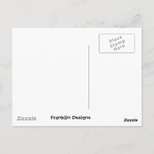 Kissing Fish Postcard Postkarte (Rückseite)