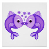 KISSING FISH POSTER (Vorderseite)